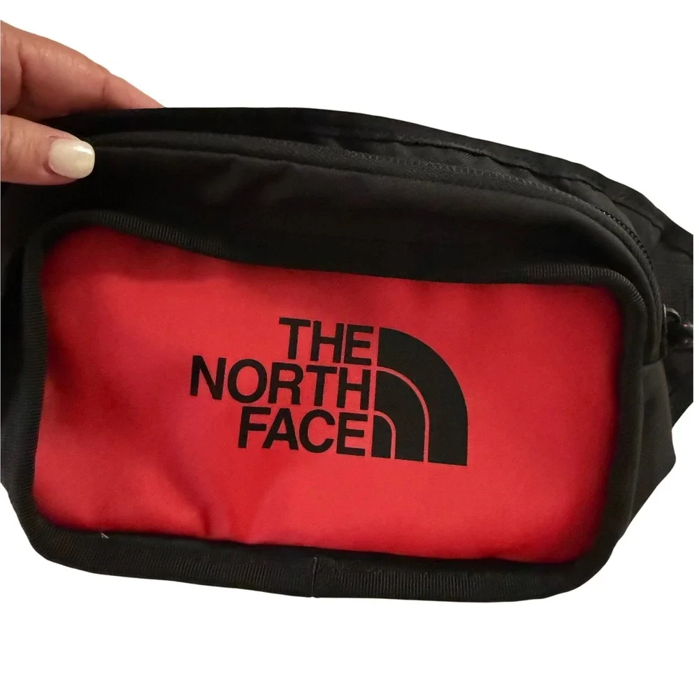 The North Face Explore Bardu II Black Red Crossbody Bag NF0A3KZX